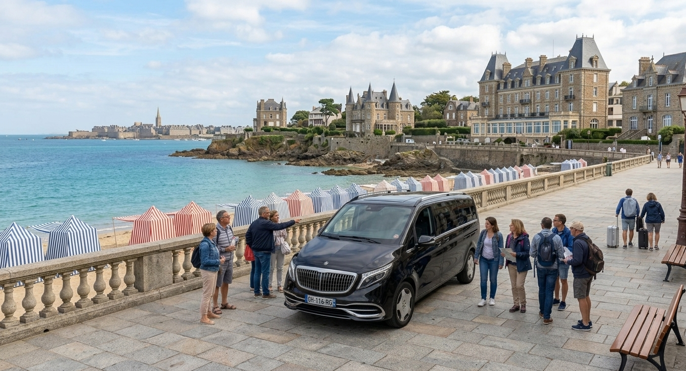 Chauffeur privé Dinard premium Rennes Bretagne