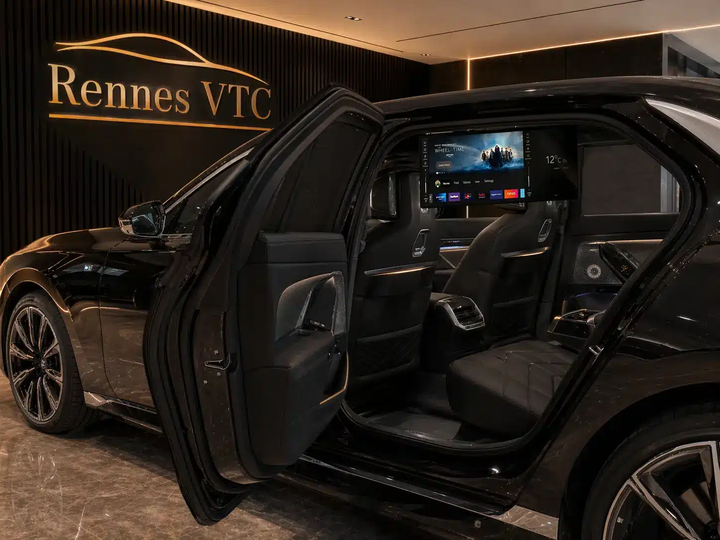 Premium private chauffeur vehicle Brittany tour