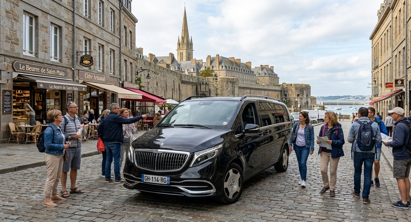 navette premium Bretagne réception privée
