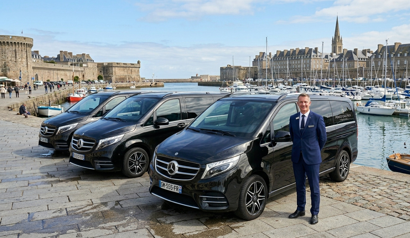 Chauffeur privé Saint-Malo premium Rennes Bretagne