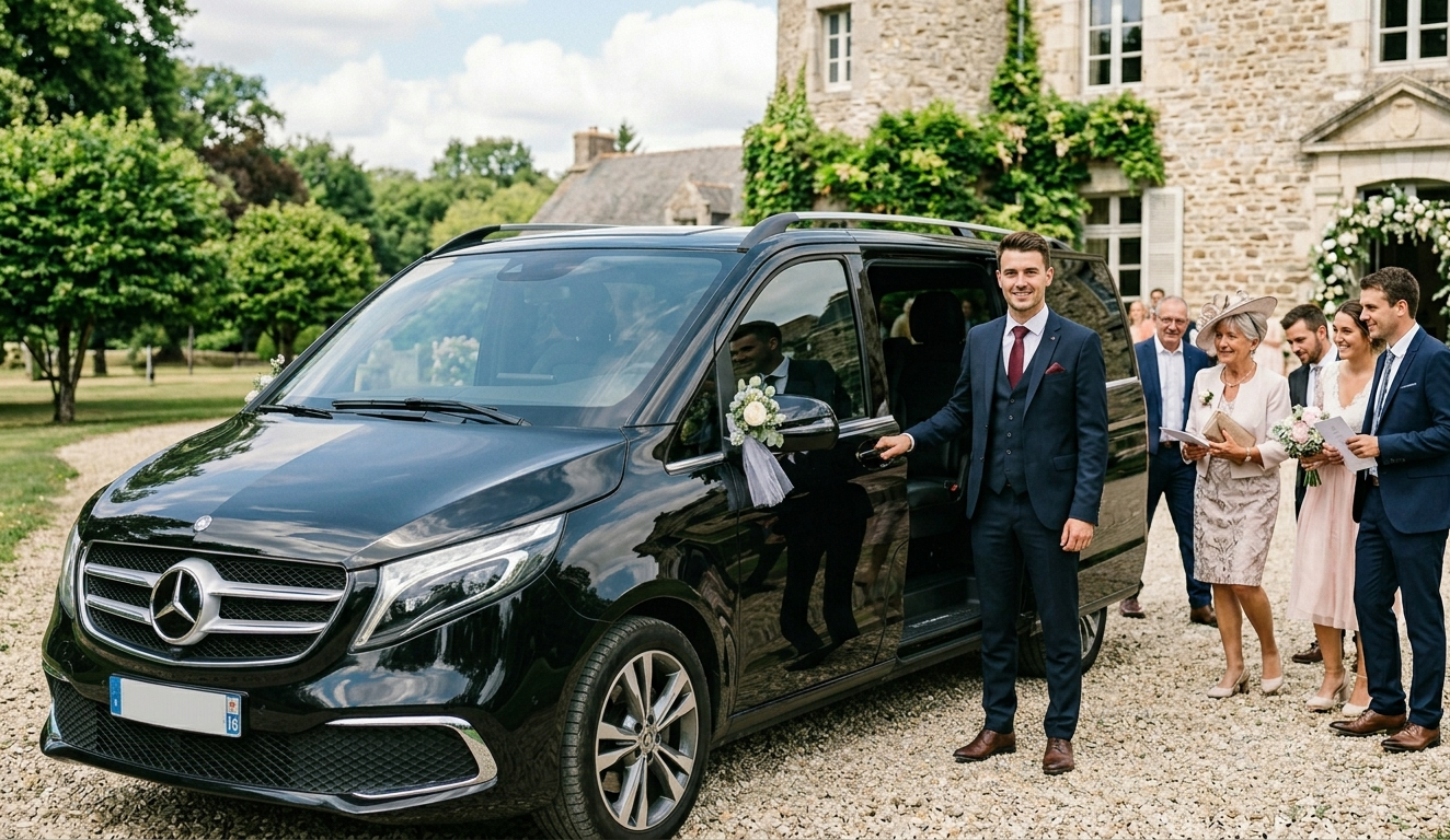Chauffeur mariage Rennes chauffeur premium