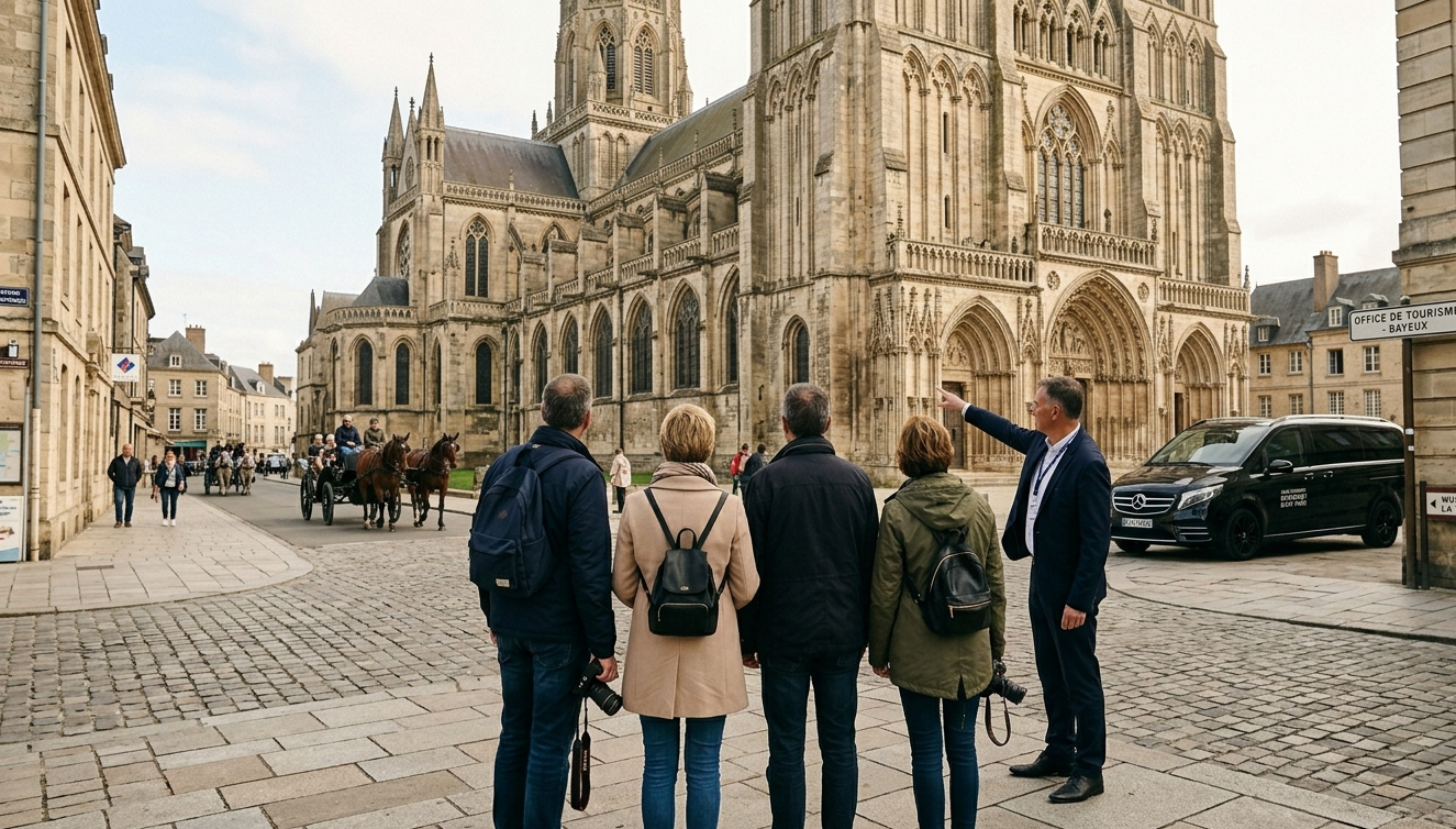 départ Rennes vers Omaha Beach en chauffeur privé