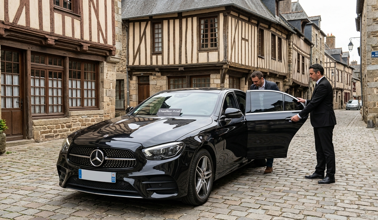 chauffeur privé Dinan depuis Rennes
