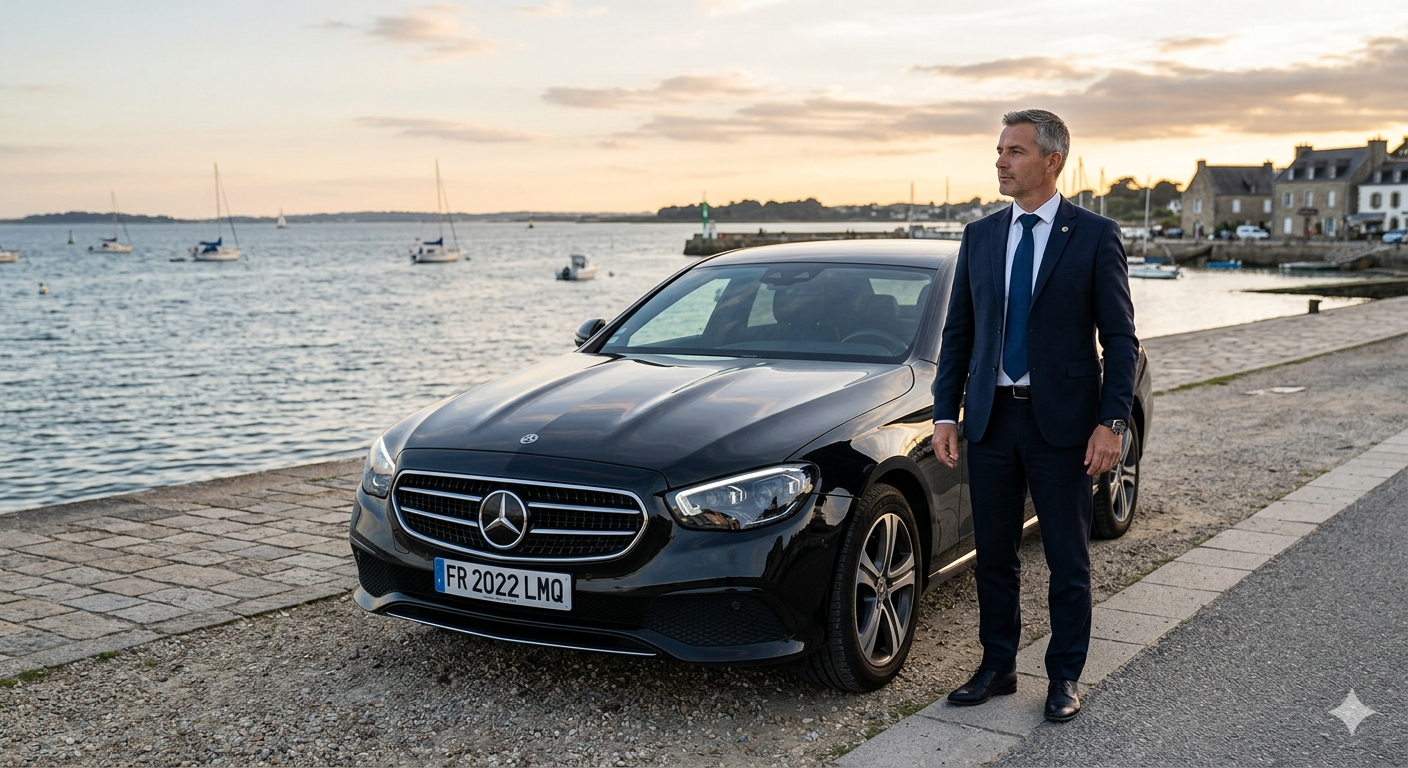 Chauffeur privé Locmariaquer depuis Rennes