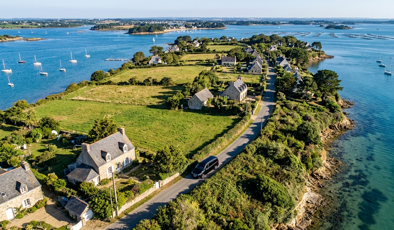 Chauffeur privé Île-aux-Moines depuis Rennes