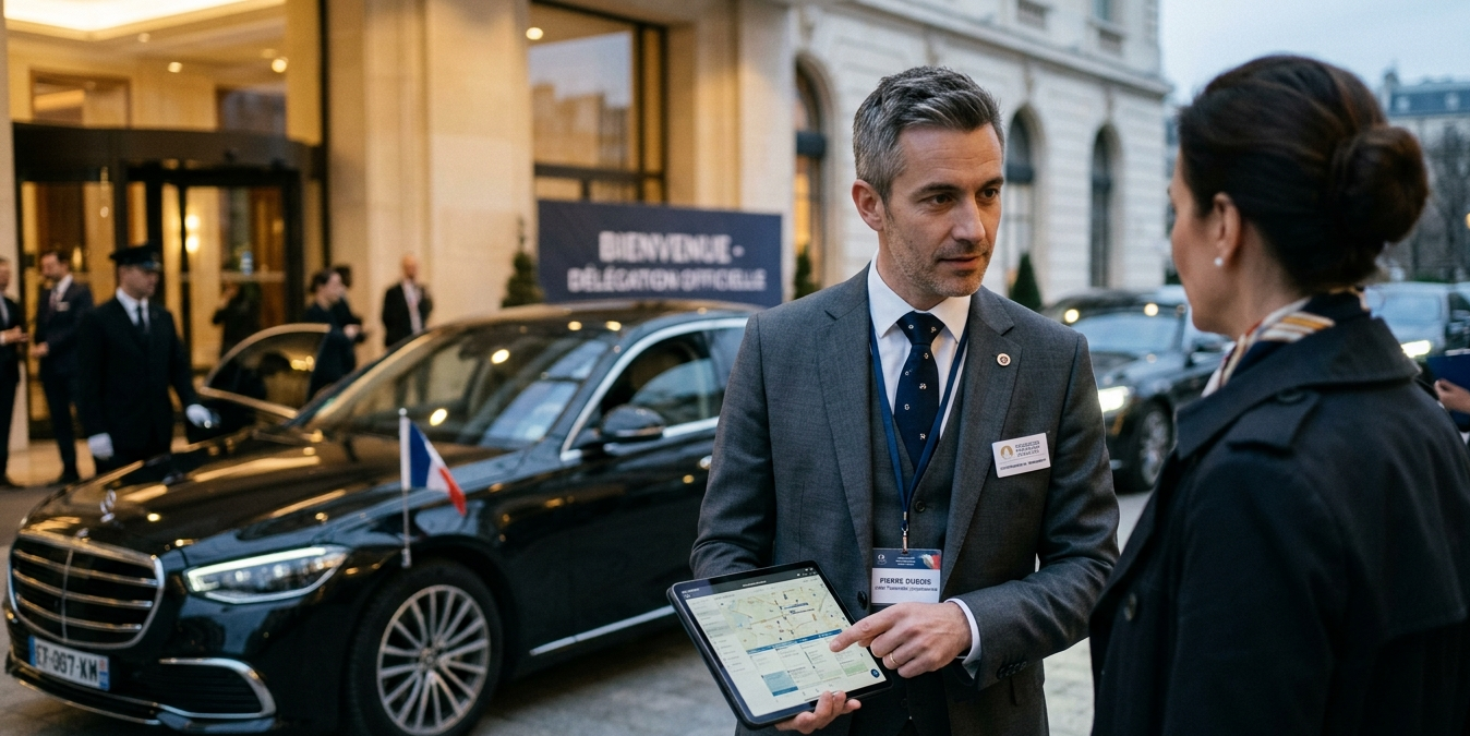 prise en charge délégation gare Rennes