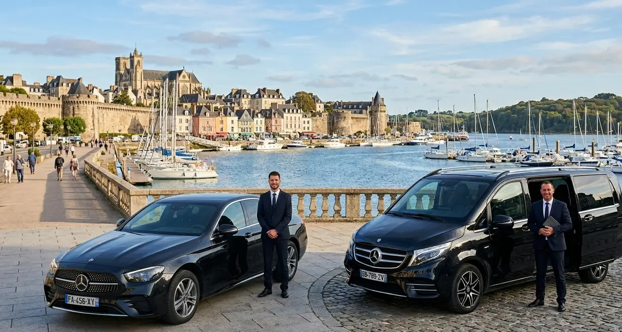 VTC Vannes Rennes avec chauffeur privé premium